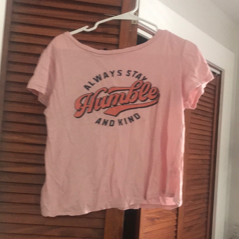 Pink graphic tee